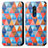 Funda de Cuero Cartera con Soporte Patron de Moda Carcasa S02D para Nokia C3