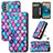 Funda de Cuero Cartera con Soporte Patron de Moda Carcasa S02D para Nokia G22