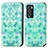 Funda de Cuero Cartera con Soporte Patron de Moda Carcasa S02D para Realme GT Master Explorer 5G