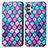 Funda de Cuero Cartera con Soporte Patron de Moda Carcasa S02D para Samsung Galaxy M32 5G