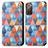 Funda de Cuero Cartera con Soporte Patron de Moda Carcasa S02D para Samsung Galaxy S20 FE 4G