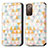 Funda de Cuero Cartera con Soporte Patron de Moda Carcasa S02D para Samsung Galaxy S20 FE 4G