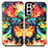 Funda de Cuero Cartera con Soporte Patron de Moda Carcasa S02D para Samsung Galaxy S21 FE 5G