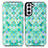 Funda de Cuero Cartera con Soporte Patron de Moda Carcasa S02D para Samsung Galaxy S23 5G