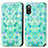 Funda de Cuero Cartera con Soporte Patron de Moda Carcasa S02D para Sony Xperia Ace II SO-41B