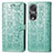 Funda de Cuero Cartera con Soporte Patron de Moda Carcasa S03D para Huawei Honor 80 Pro Flat 5G