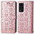 Funda de Cuero Cartera con Soporte Patron de Moda Carcasa S03D para Huawei Honor V40 5G