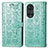 Funda de Cuero Cartera con Soporte Patron de Moda Carcasa S03D para Huawei Nova 9