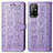 Funda de Cuero Cartera con Soporte Patron de Moda Carcasa S03D para Oppo F19 Pro+ Plus 5G