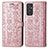 Funda de Cuero Cartera con Soporte Patron de Moda Carcasa S03D para Samsung Galaxy A82 5G