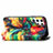 Funda de Cuero Cartera con Soporte Patron de Moda Carcasa S03D para Samsung Galaxy S23 Ultra 5G