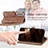 Funda de Cuero Cartera con Soporte Patron de Moda Carcasa S03D para Samsung Galaxy S24 Plus 5G