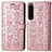 Funda de Cuero Cartera con Soporte Patron de Moda Carcasa S03D para Sony Xperia 1 IV SO-51C