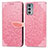 Funda de Cuero Cartera con Soporte Patron de Moda Carcasa S04D para Motorola Moto Edge Lite 5G