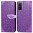 Funda de Cuero Cartera con Soporte Patron de Moda Carcasa S04D para Samsung Galaxy S20