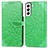 Funda de Cuero Cartera con Soporte Patron de Moda Carcasa S04D para Samsung Galaxy S21 5G