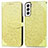 Funda de Cuero Cartera con Soporte Patron de Moda Carcasa S04D para Samsung Galaxy S21 FE 5G