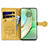 Funda de Cuero Cartera con Soporte Patron de Moda Carcasa S05D para Motorola Moto Edge 40 5G