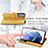 Funda de Cuero Cartera con Soporte Patron de Moda Carcasa S05D para Samsung Galaxy S21 5G