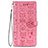 Funda de Cuero Cartera con Soporte Patron de Moda Carcasa S05D para Samsung Galaxy S21 FE 5G