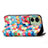 Funda de Cuero Cartera con Soporte Patron de Moda Carcasa S06D para Motorola Moto Edge (2023) 5G