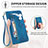 Funda de Cuero Cartera con Soporte Patron de Moda Carcasa S07D para Samsung Galaxy S24 5G