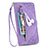 Funda de Cuero Cartera con Soporte Patron de Moda Carcasa S07D para Samsung Galaxy S24 Plus 5G