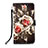 Funda de Cuero Cartera con Soporte Patron de Moda Carcasa Y02B para Samsung Galaxy F12