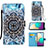 Funda de Cuero Cartera con Soporte Patron de Moda Carcasa Y02B para Samsung Galaxy M02