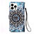 Funda de Cuero Cartera con Soporte Patron de Moda Carcasa Y03B para Apple iPhone 13 Pro Max