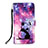 Funda de Cuero Cartera con Soporte Patron de Moda Carcasa Y03B para Apple iPhone 13 Pro Max