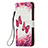 Funda de Cuero Cartera con Soporte Patron de Moda Carcasa Y03B para Samsung Galaxy A01 SM-A015