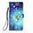 Funda de Cuero Cartera con Soporte Patron de Moda Carcasa Y03B para Samsung Galaxy F02S SM-E025F