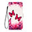 Funda de Cuero Cartera con Soporte Patron de Moda Carcasa Y03B para Samsung Galaxy M01s