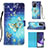 Funda de Cuero Cartera con Soporte Patron de Moda Carcasa Y03B para Samsung Galaxy Note 20 Ultra 5G