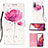 Funda de Cuero Cartera con Soporte Patron de Moda Carcasa Y03B para Samsung Galaxy S20 FE 4G