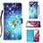 Funda de Cuero Cartera con Soporte Patron de Moda Carcasa Y03B para Samsung Galaxy S20 FE 4G