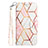 Funda de Cuero Cartera con Soporte Patron de Moda Carcasa Y03B para Samsung Galaxy S21 5G