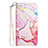 Funda de Cuero Cartera con Soporte Patron de Moda Carcasa Y03B para Samsung Galaxy S21 FE 5G