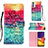 Funda de Cuero Cartera con Soporte Patron de Moda Carcasa Y03B para Samsung Galaxy S23 FE 5G