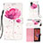 Funda de Cuero Cartera con Soporte Patron de Moda Carcasa Y03B para Samsung Galaxy XCover 5 SM-G525F