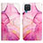 Funda de Cuero Cartera con Soporte Patron de Moda Carcasa Y04B para Samsung Galaxy M12