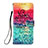 Funda de Cuero Cartera con Soporte Patron de Moda Carcasa Y04B para Samsung Galaxy S21 5G