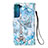 Funda de Cuero Cartera con Soporte Patron de Moda Carcasa Y05B para Samsung Galaxy S21 5G