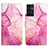 Funda de Cuero Cartera con Soporte Patron de Moda Carcasa YB4 para Samsung Galaxy Quantum4 5G