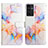 Funda de Cuero Cartera con Soporte Patron de Moda Carcasa YB4 para Samsung Galaxy Quantum4 5G