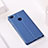 Funda de Cuero Cartera con Soporte R01 para Huawei P8 Lite (2017) Azul