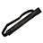 Funda de Cuero Elastico del Pluma Desmontable P02 para Apple Pencil Apple New iPad 9.7 (2018) Negro