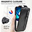 Funda de Cuero Flip para Motorola Moto G62 5G