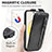 Funda de Cuero Flip para Motorola Moto G73 5G